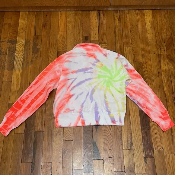 RE/Done Hanes Neon Space dye 70s half zip size S brand new with tags